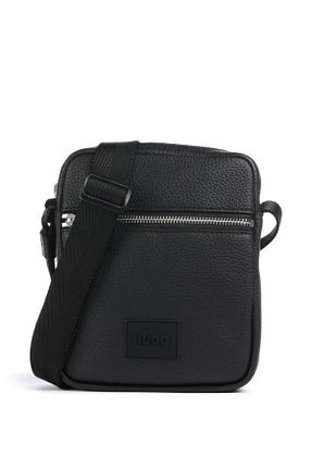 کیف دوشی مشکی مردانه HUGO - کد 893994619