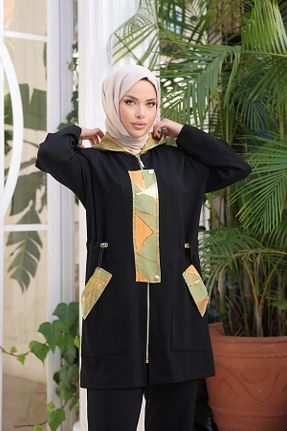 ست بالاتنه و پائین تنه مشکی زنانه بافتنی MİMİ Luxury Wear - کد 881373946