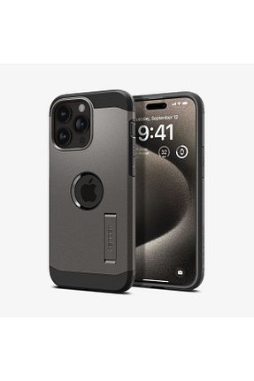 کاور و قاب طوسی iPhone 15 Pro Max Spigen - کد 832795041