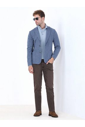 کت بلیزر آبی مردانه مخلوط پلی استر Kip - کد 777556728