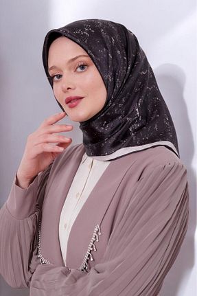 روسری مشکی پلی استر Levidor - کد 894012355