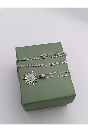 گردنبند نقره سفید زنانه 925 عیار Kjewelry - کد 894060321