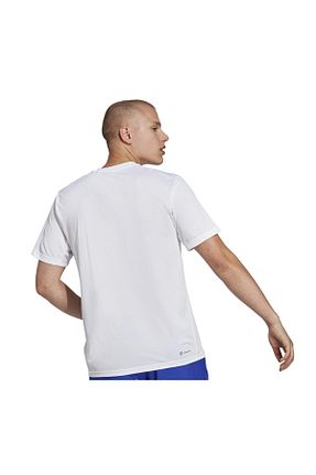 تیشرت اسپرت سفید مردانه رگولار adidas - کد 666733219