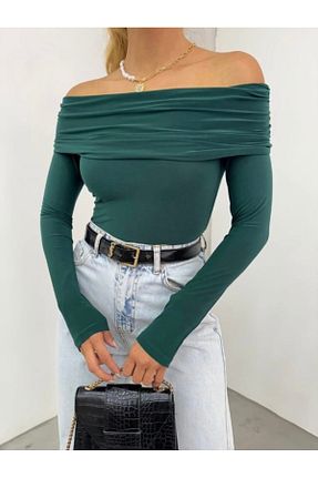 بادی سبز زنانه Straplez Pelin - کد 894079978