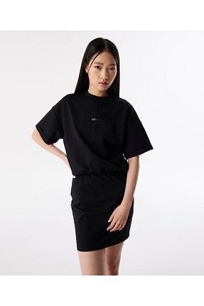 لباس مشکی زنانه بافت Twist - کد 894070524