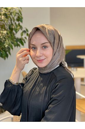 روسری طوسی İpek Tivil Aker - کد 750091165