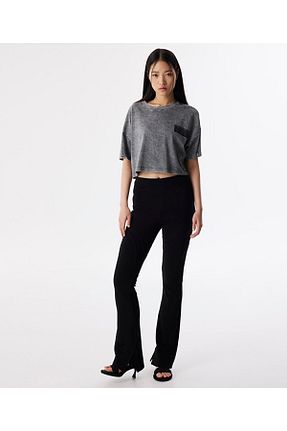 شلوار مشکی زنانه Penye Twist - کد 894070547