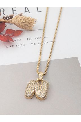 گردنبند استیل ( فولاد ) صورتی زنانه استیل ضد زنگ Siya Silver - کد 868065676