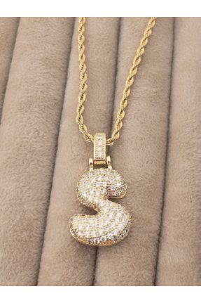 گردنبند استیل ( فولاد ) زرد زنانه استیل ضد زنگ Siya Silver - کد 868065653
