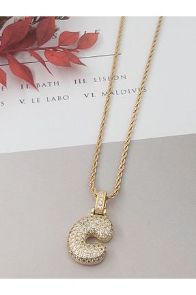 گردنبند استیل ( فولاد ) طلائی زنانه استیل ضد زنگ Siya Silver - کد 868732547