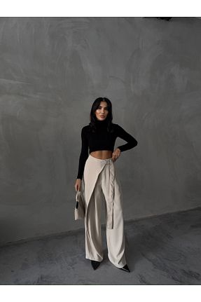 شلوار طوسی زنانه پلی استر Bang - کد 894093580