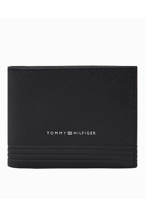 کیف پول مشکی مردانه سایز متوسط Tommy Hilfiger - کد 894097737