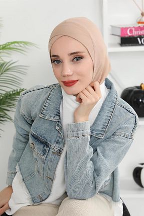 کلاه شنای حجاب قهوه ای زنانه Aisha