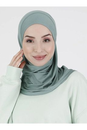 روسری سبز ساده Ecardin - کد 894140484