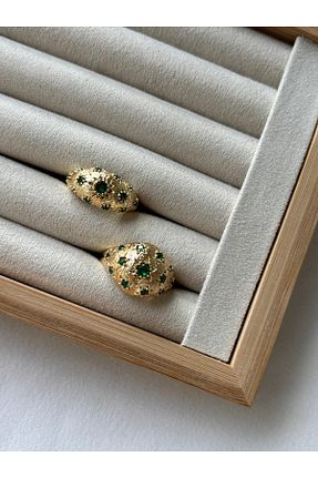 انگشتر جواهر سبز زنانه زیرکن ringbox - کد 894154800