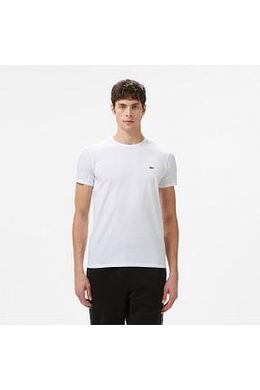تیشرت سفید مردانه رگولار Lacoste - کد 4590298