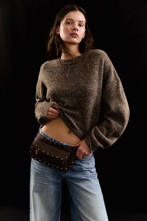 کیف کمری قهوه ای زنانه پلی اورتان Pull & Bear - کد 894182146