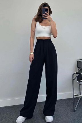 شلوار مشکی زنانه بافتنی Yefrastore - کد 894163489