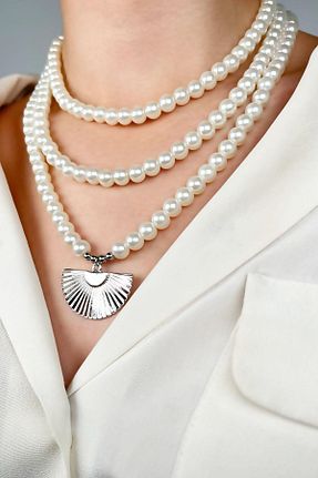 گردنبند جواهر زنانه روکش طلا Sose Moda - کد 894193952