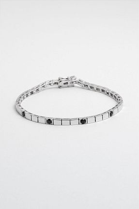 دستبند نقره متالیک مردانه 925 عیار So Chic - کد 885958517
