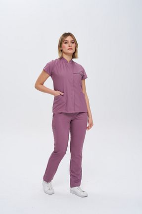 ست بالاتنه و پائین تنه رنگی زنانه لیکرا DENİZ MEDİKAL GİYİM - کد 894187494