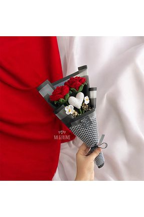 گل خشک و مصنوعی قرمز NK GURUMİ - کد 894200351