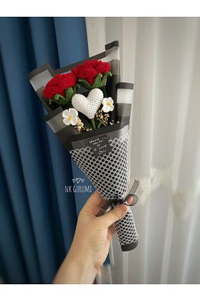 گل خشک و مصنوعی قرمز NK GURUMİ - کد 894200351