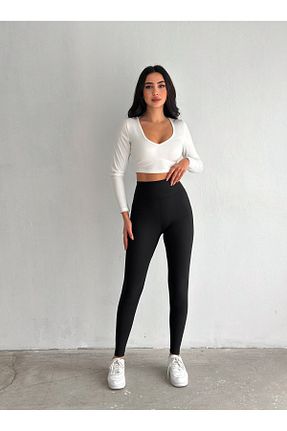 ساق شلواری مشکی زنانه لیکرا sportiness - کد 894354269