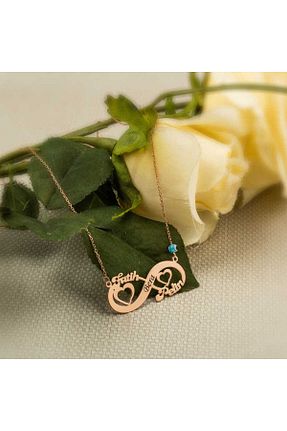 گردنبند نقره رنگی زنانه 925 عیار Gumush - کد 855528401