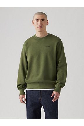 سوئیشرت سبز مردانه ساده Levi