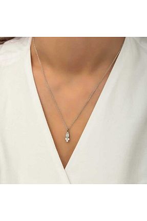 گردنبند نقره رنگی زنانه 925 عیار Gumush - کد 313155281