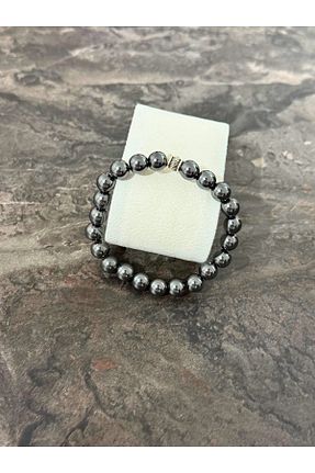 دستبند جواهر طوسی زنانه سنگ طبیعی stoneco - کد 894283761