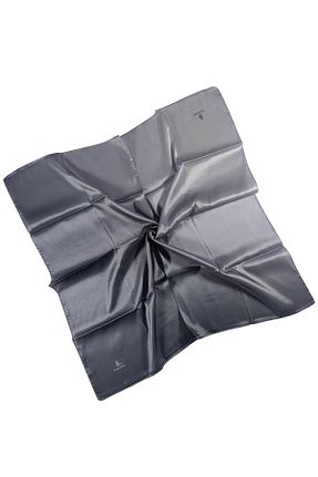 روسری طوسی پلی استر mim eşarp - کد 894289462