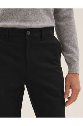 شلوار مشکی مردانه پنبه ای Marks & Spencer - کد 655271409