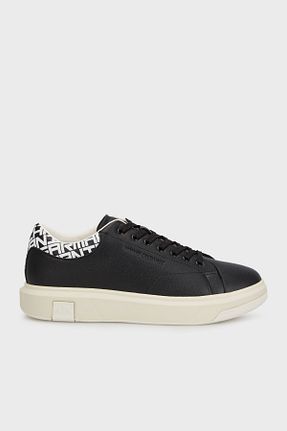 کفش اسنیکر مشکی مردانه بند دار Armani Exchange - کد 896054778