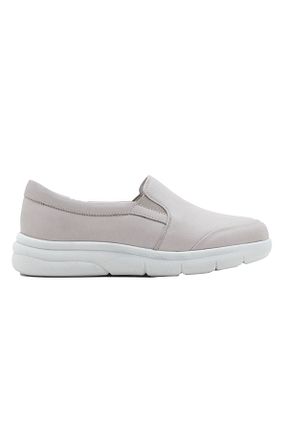 کفش کژوال بژ زنانه چرم خالص Barmea - کد 892282880