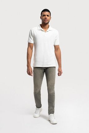 شلوار جین سبز مردانه پاچه ساده Loft - کد 900535599