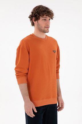 سوئیشرت قهوه ای مردانه ساده U.S. Polo Assn. - کد 894424028
