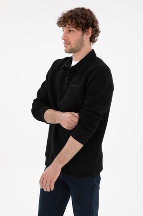 سوئیشرت مشکی مردانه ساده U.S. Polo Assn. - کد 894435557