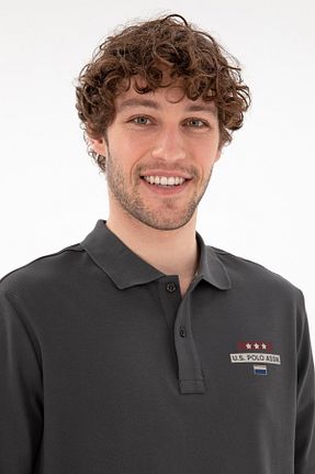 سوئیشرت طوسی مردانه ساده U.S. Polo Assn. - کد 894435468