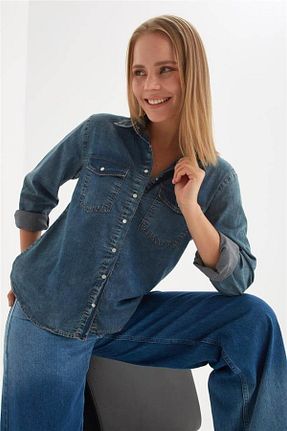 پیراهن آبی زنانه رگولار Fashion Friends - کد 894468963
