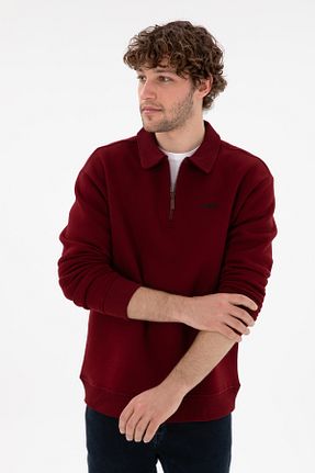 سوئیشرت قهوه ای مردانه ساده U.S. Polo Assn. - کد 894444526