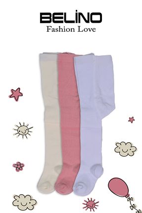 جوراب رنگی بچه گانه پنبه - الاستین Belyy Socks - کد 364545918