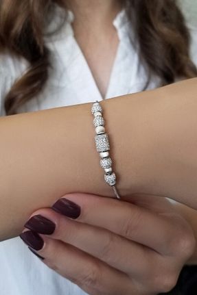 دستبند نقره زنانه 925 عیار Parmas Design - کد 35528303