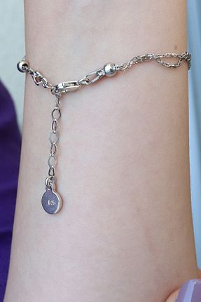 دستبند نقره زنانه 925 عیار Parmas Design - کد 126363074