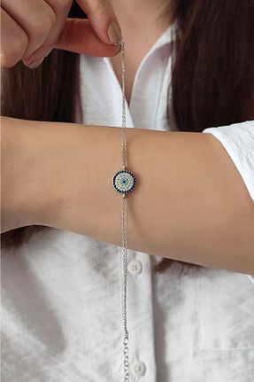 دستبند نقره زنانه 925 عیار Parmas Design - کد 268017696