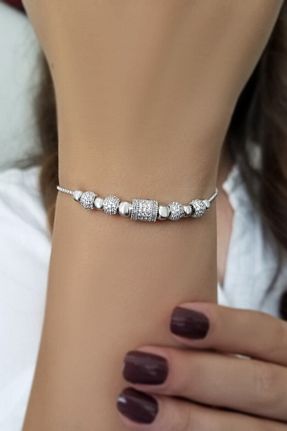 دستبند نقره زنانه 925 عیار Parmas Design - کد 35528303
