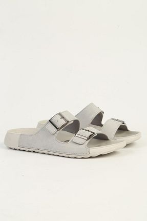دمپائی طوسی زنانه چرم مصنوعی Benetton - کد 894511893