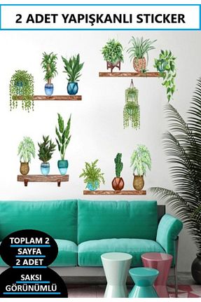 استیکر دیوار سبز optana - کد 894537716