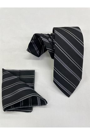 کراوات مشکی مردانه بافتنی GİORGİ CORN - کد 894537082